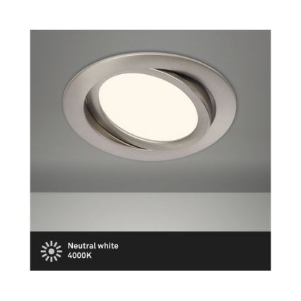 Briloner 7116-412 - Infälld LED badrumsbelysning FLAT IN LED/9W/230V IP23