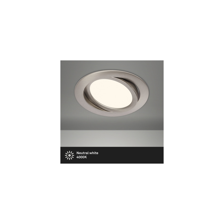 Briloner 7116-412 - Infälld LED badrumsbelysning FLAT IN LED/9W/230V IP23