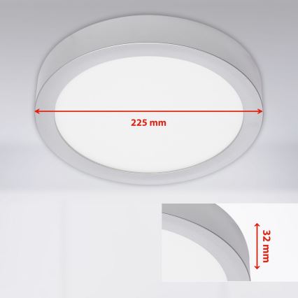 Briloner 7117-014 - LED taklampa FIRE LED/16,5W/230V 3000K