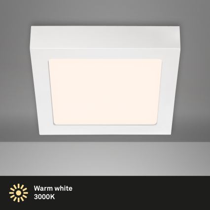 Briloner 7123-016 - LED taklampa FIRE LED/12W/230V 3000K 17x17 cm vit