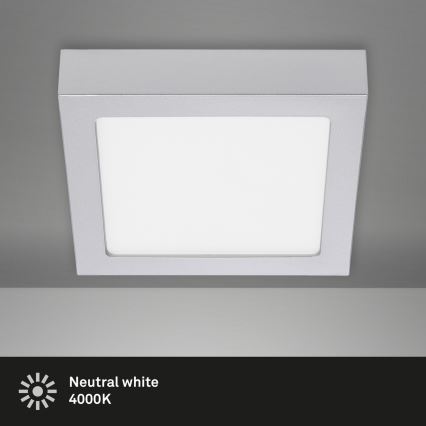 Briloner 7123-414 - LED taklampa FIRE LED/12W/230V silver