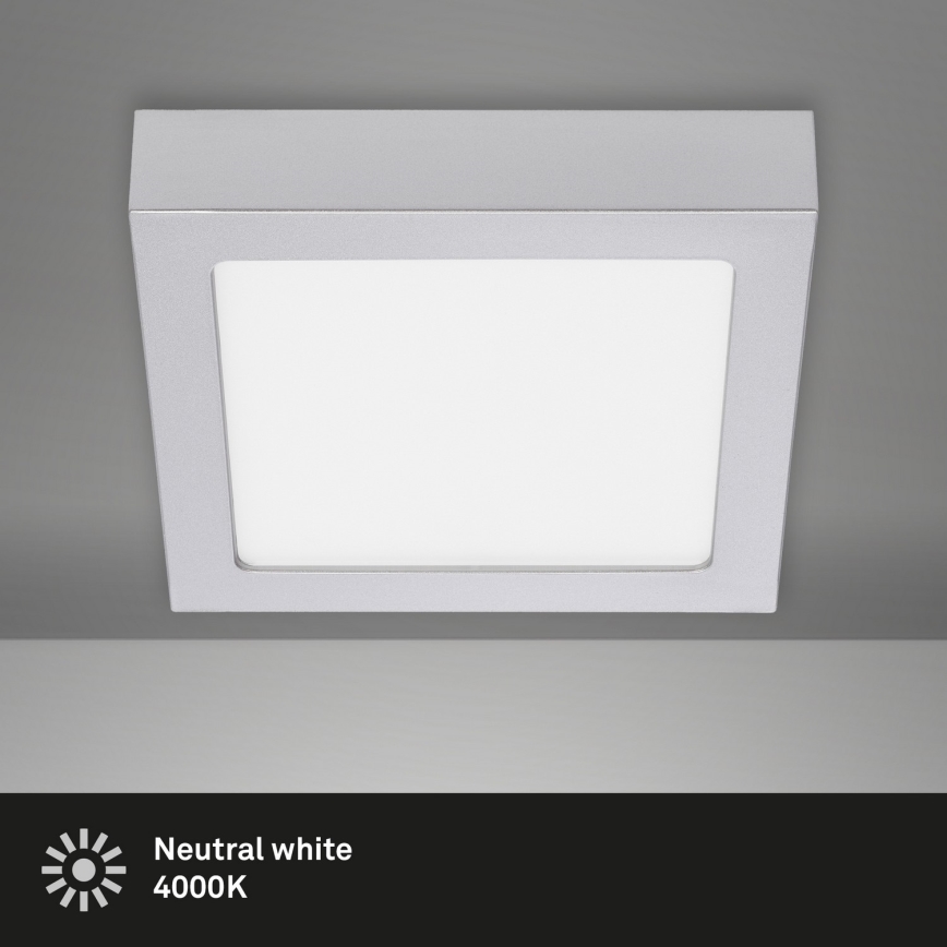 Briloner 7123-414 - LED taklampa FIRE LED/12W/230V silver