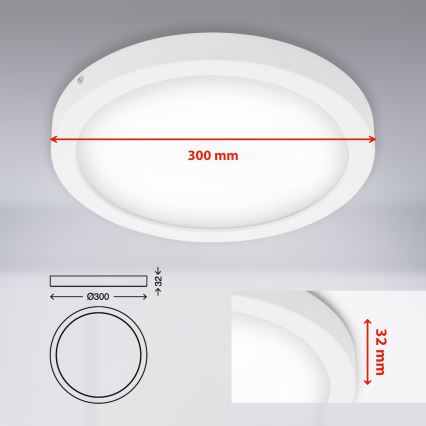 Briloner 7141-416 - LED taklampa FIRE LED/21W/230V