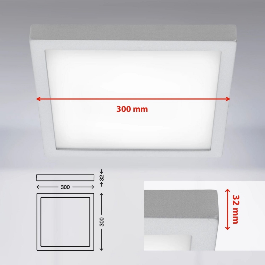 Briloner 7142-414 - LED taklampa FIRE LED/21W/230V 4000K
