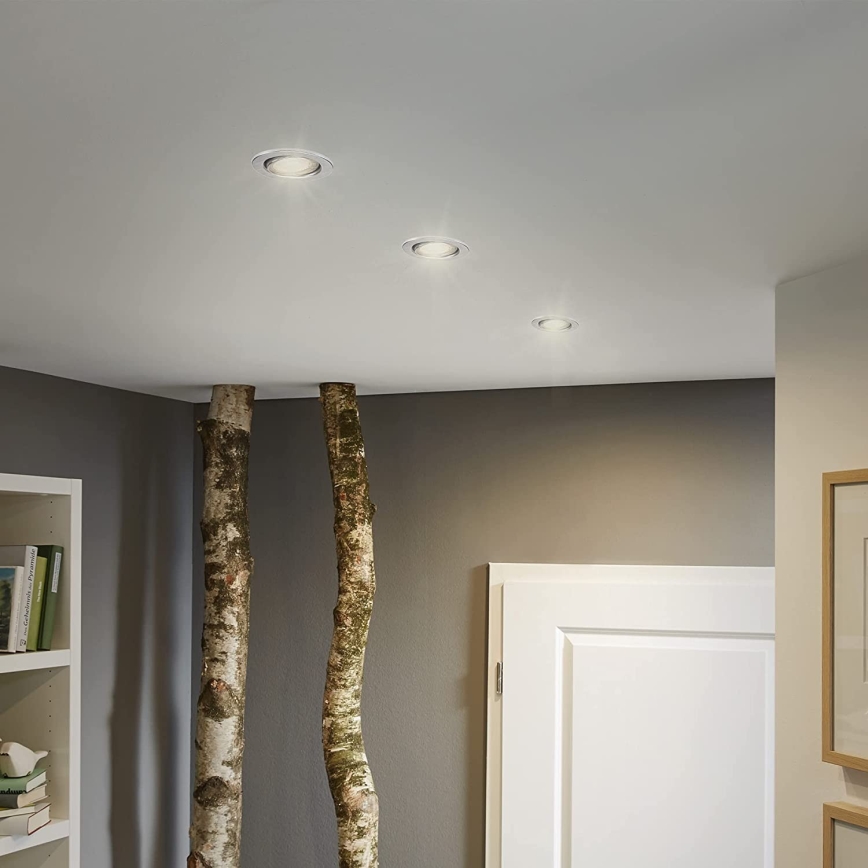 Briloner 7149-039 - UPPSÄTTNING 3xLED ljusreglerad badrumslampa  1xGU10/5W/230V IP23