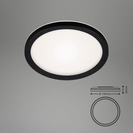 Briloner 7150-415 - LED taklampa SLIM LED/12W/230V diameter 19 cm