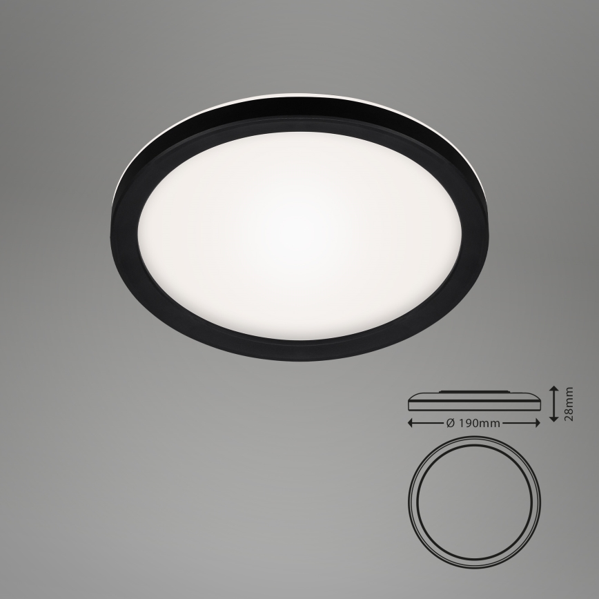 Briloner 7150-415 - LED taklampa SLIM LED/12W/230V diameter 19 cm