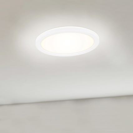 Briloner 7150-416 - LED taklampa  SLIM LED/12W/230V d. 19 cm