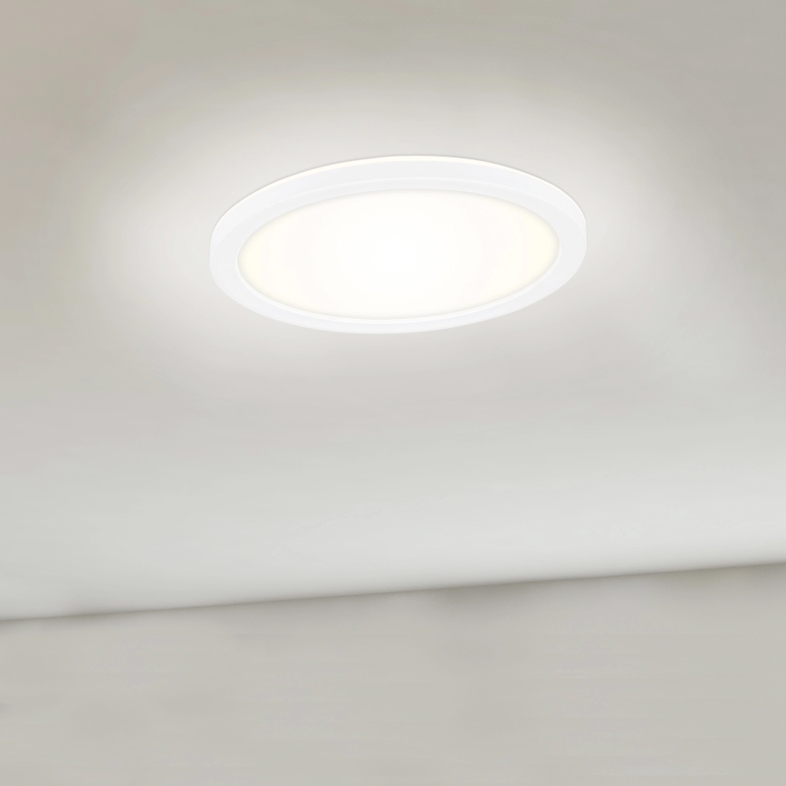 Briloner 7150-416 - LED taklampa  SLIM LED/12W/230V d. 19 cm