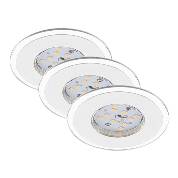 Briloner 7197-036-KIT 3x Infälld dimbar LED badrumsbelysning LED/4,5W/230V IP44