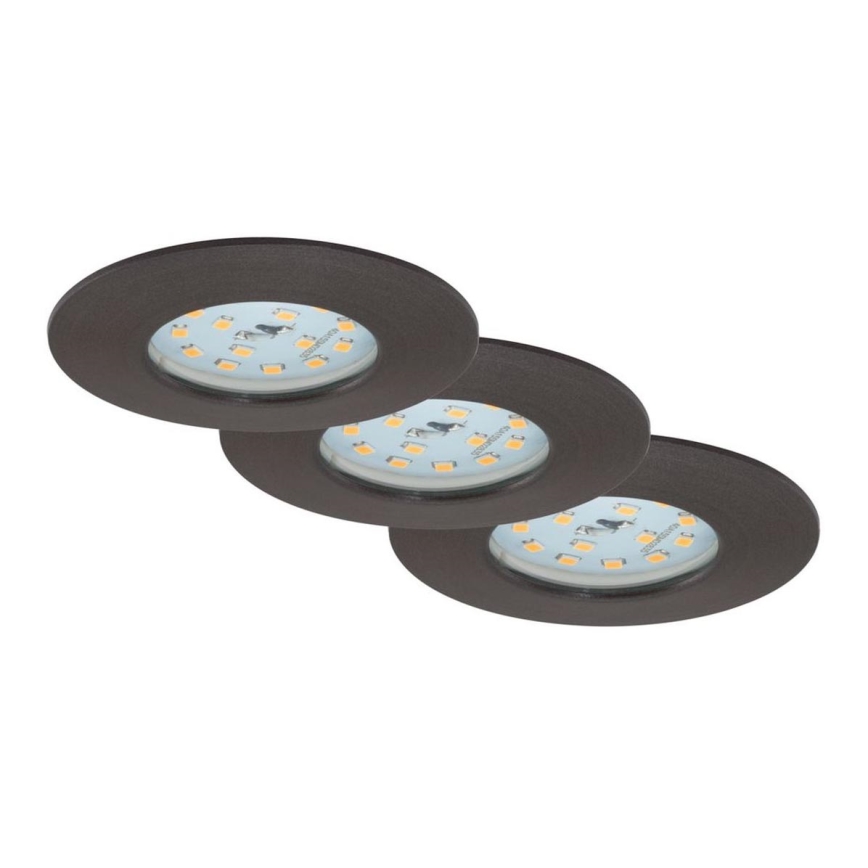 Briloner 7204-031 - KIT 3x Infälld LED badrumsbelysning ATTACH LED/5W/230V IP44