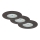 Briloner 7204-031 - KIT 3x Infälld LED badrumsbelysning ATTACH LED/5W/230V IP44