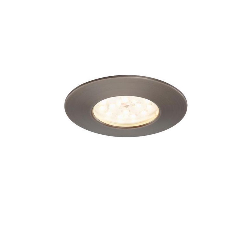 Briloner 7231-031- KIT 3x Infälld dimbar LED badrumsbelysning LED/5,5W/230V IP44