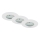 Briloner 7231-036 - KIT 3x Infälld dimbar LED badrumsbelysning LED/5,5W/230V IP44