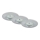 Briloner 7231-039 - Set med 3 dimbara infällda LED-badrumslampor LED/5,5W/230V IP44 mattkrom