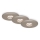 Briloner 7240-032 - KIT 3x Infälld LED badrumsbelysning ATTACH LED/1,8W/230V IP44 matt krom