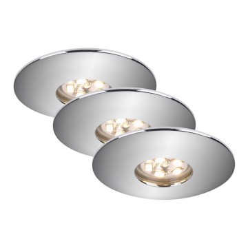 Briloner 7240-038 - KIT 3x LED hängande taklampa för badrum ATTACH LED/1,8W/230V IP44