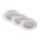 Briloner 7257-039 - KIT 3x Infälld LED badrumsbelysning ATTACH LED/4,5W/230V IP44