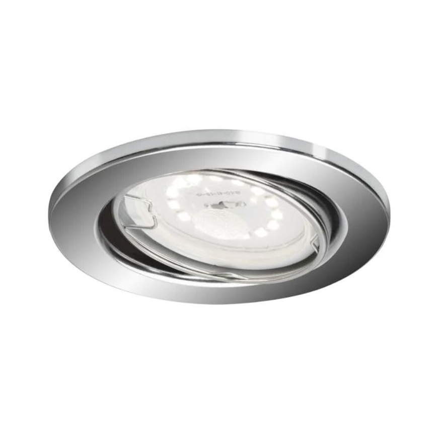 Briloner 7277-038 - KIT 3x Infälld dimbar LED badrumsbelysning 1xGU10/5W/230V IP23