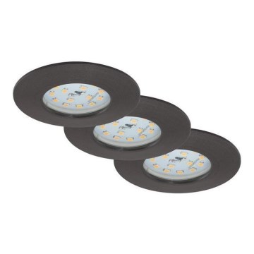 Briloner 7295-031 - KIT 3x Infälld dimbar LED badrumsbelysning ATTACH LED/6,5W/230V IP44