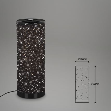 Briloner 7334-015 - LED bordslampa STARRY SKY 1xGU10/5W/230V svart