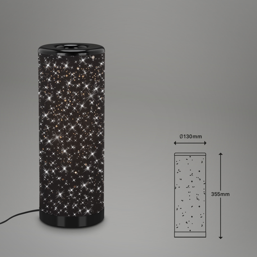 Briloner 7334-015 - LED bordslampa STARRY SKY 1xGU10/5W/230V svart
