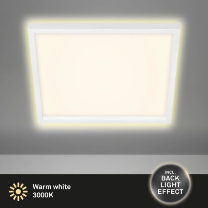 Briloner 7364-016 - LED taklampa  CADRE LED/22W/230V 42,2x42,2 cm vit