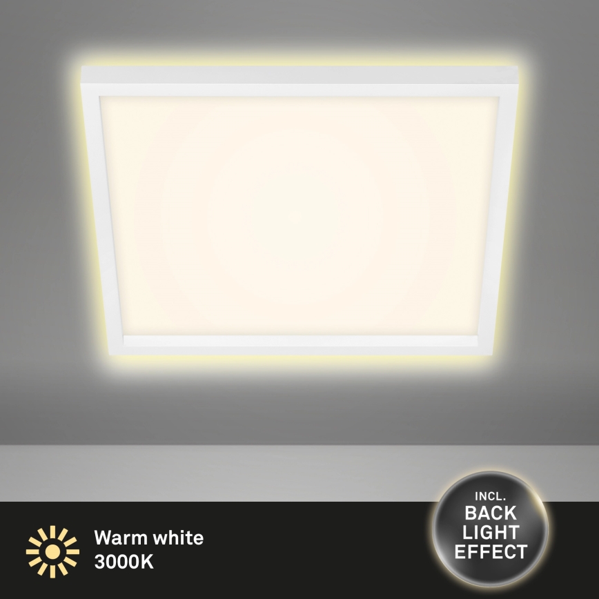 Briloner 7364-016 - LED taklampa  CADRE LED/22W/230V 42,2x42,2 cm vit
