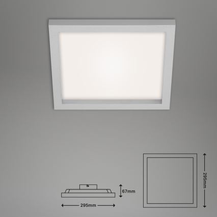 Briloner 7370-014 - LED dimbar taklampa LED/18W/230V 3000-6500K + fjärrkontroll