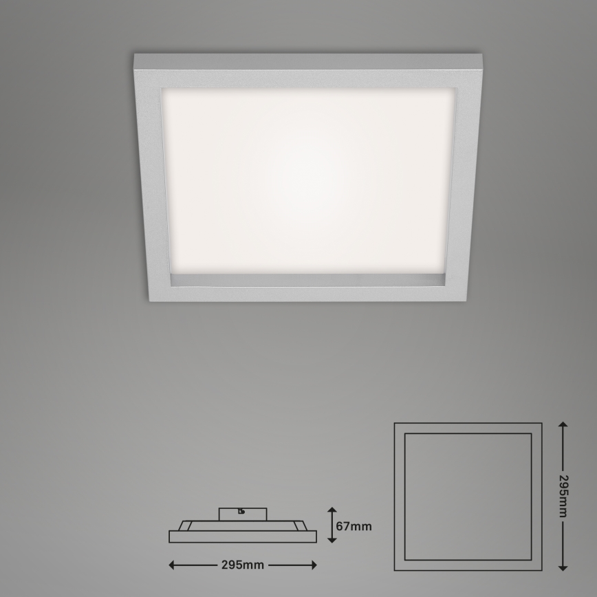 Briloner 7370-014 - LED dimbar taklampa LED/18W/230V 3000-6500K + fjärrkontroll
