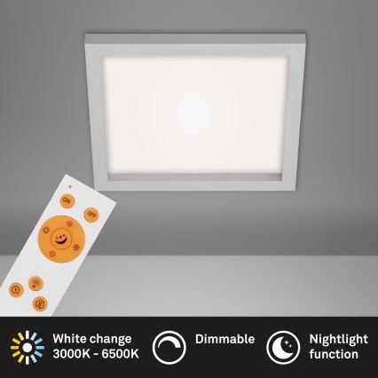 Briloner 7370-014 - LED Dimbar taklampa LED/18W/230V 3000-6500K + fjärrkontroll