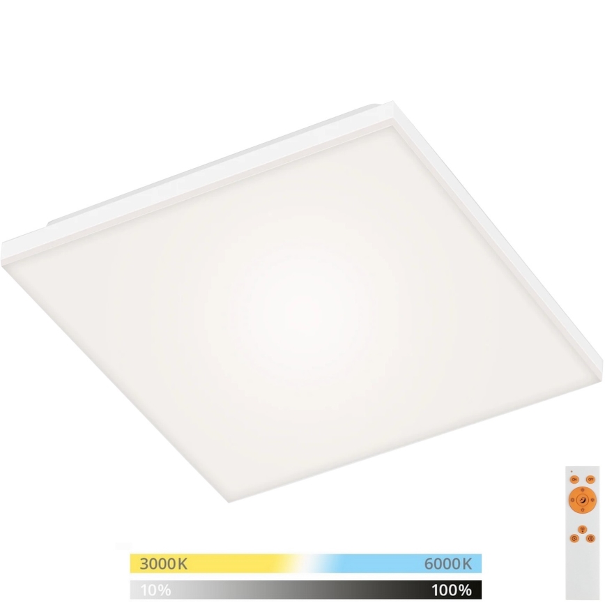 Briloner 7378-016 - LED ljusreglerad panel LED/12W/230V 3000/4000/6500K + fjärrkontroll