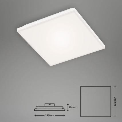 Briloner 7378-016 - LED ljusreglerad panel LED/12W/230V 3000/4000/6500K + fjärrkontroll