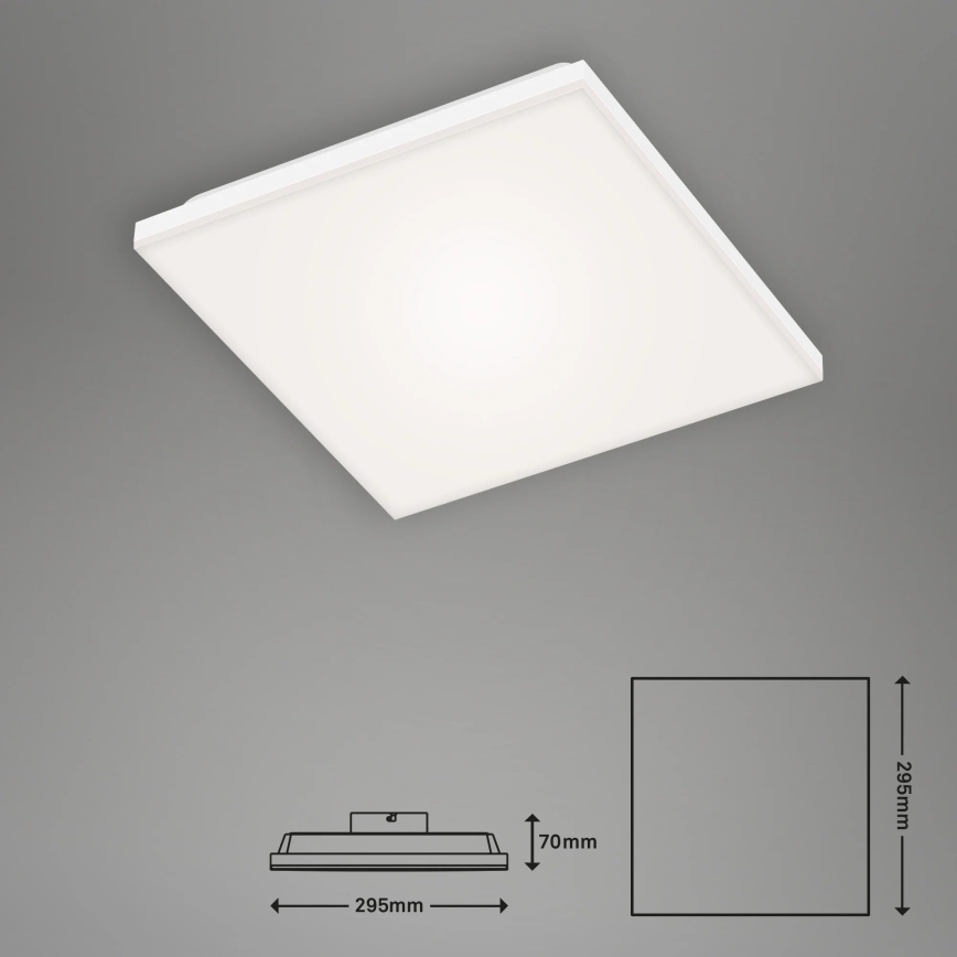 Briloner 7378-016 - LED ljusreglerad panel LED/12W/230V 3000/4000/6500K + fjärrkontroll