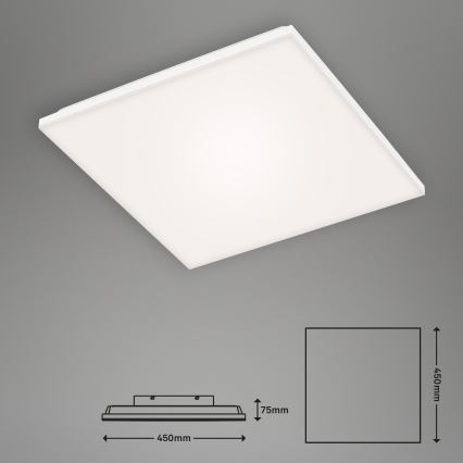 Briloner 7378-116 - LED Dimbar taklampa FRAMELESS LED/24W/230V 3000-6500K + fjärrkontroll
