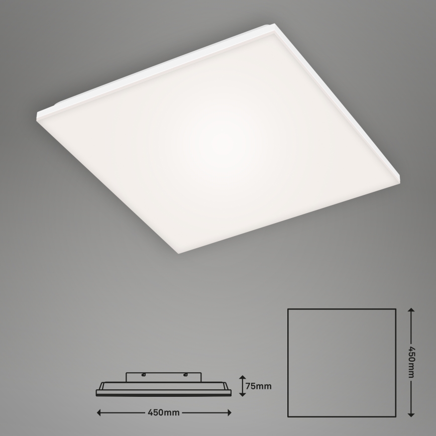 Briloner 7378-116 - LED Dimbar taklampa FRAMELESS LED/24W/230V 3000-6500K + fjärrkontroll