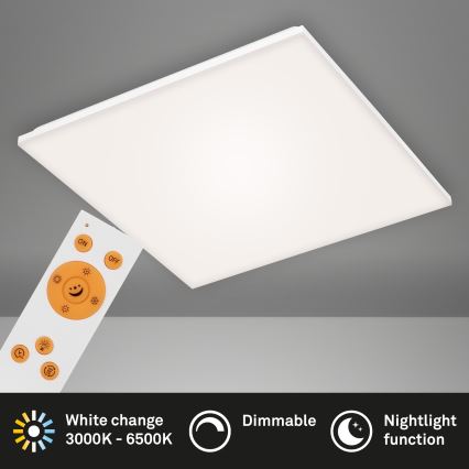 Briloner 7378216 - LED ljusreglerad panel LED/38W/230V 3000-6500K + fjärrkontroll