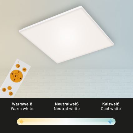 Briloner 7378216 - LED ljusreglerad panel LED/38W/230V 3000-6500K + fjärrkontroll