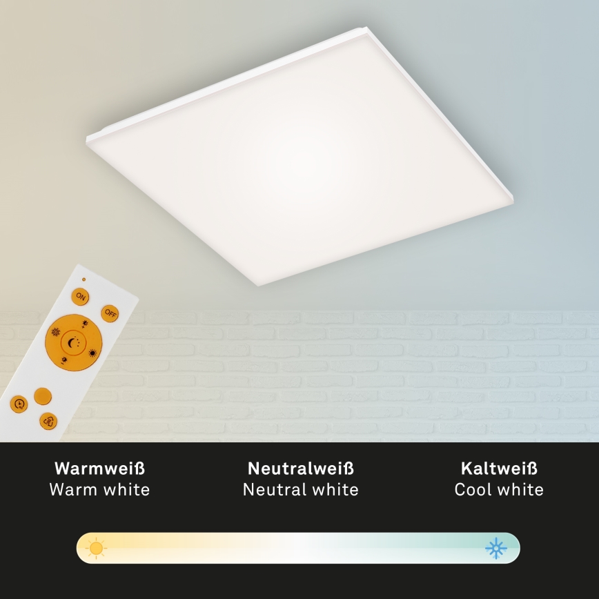 Briloner 7378216 - LED ljusreglerad panel LED/38W/230V 3000-6500K + fjärrkontroll