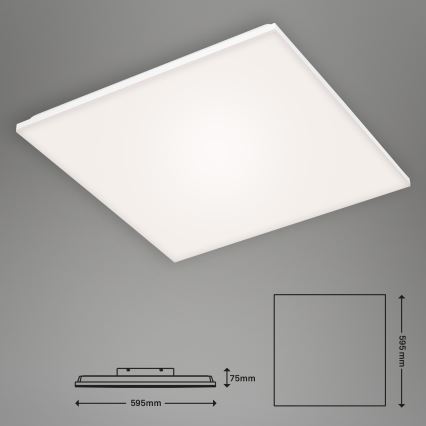 Briloner 7378216 - LED ljusreglerad panel LED/38W/230V 3000-6500K + fjärrkontroll