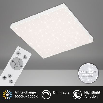 Briloner 7381-116 - LED Dimbar taklampa STARRY SKY LED/24W/230V 3000-6500K + fjärrkontroll