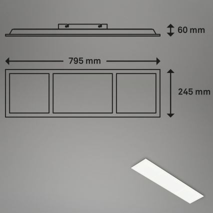 Briloner 7388-016 - RGBW Dimbar taklampa LED/24W/230V 3000-6500K + fjärrkontroll