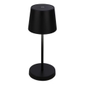 Briloner 7423015 - LED Dimbart uppladdningsbart utomhusbordslampa LED/2,6W/5V IP44 2000 mAh svart