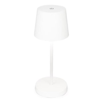 Briloner 7423016 - LED Ljusreglerad uppladdningsbar utomhus bordslampa LED/2,6W/5V IP44 vit