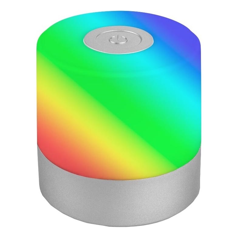 Briloner 7462014 - LED RGB Uppladdningsbar utomhus bordslampa LED/1,5W/5V IP44 matt krom