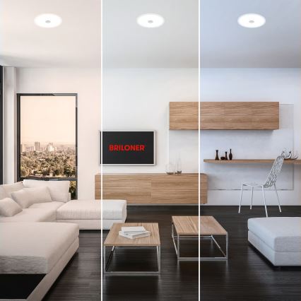 Briloner 7482019 - LED infälld takarmatur för badrum LED/14W/230V 3000/4000/6500K IP44 vit