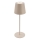 Briloner 7508011 - LED Ljusreglerad uppladdningsbar utomhus bordslampa 2i1 LED/2,5W/5V IP44 beige