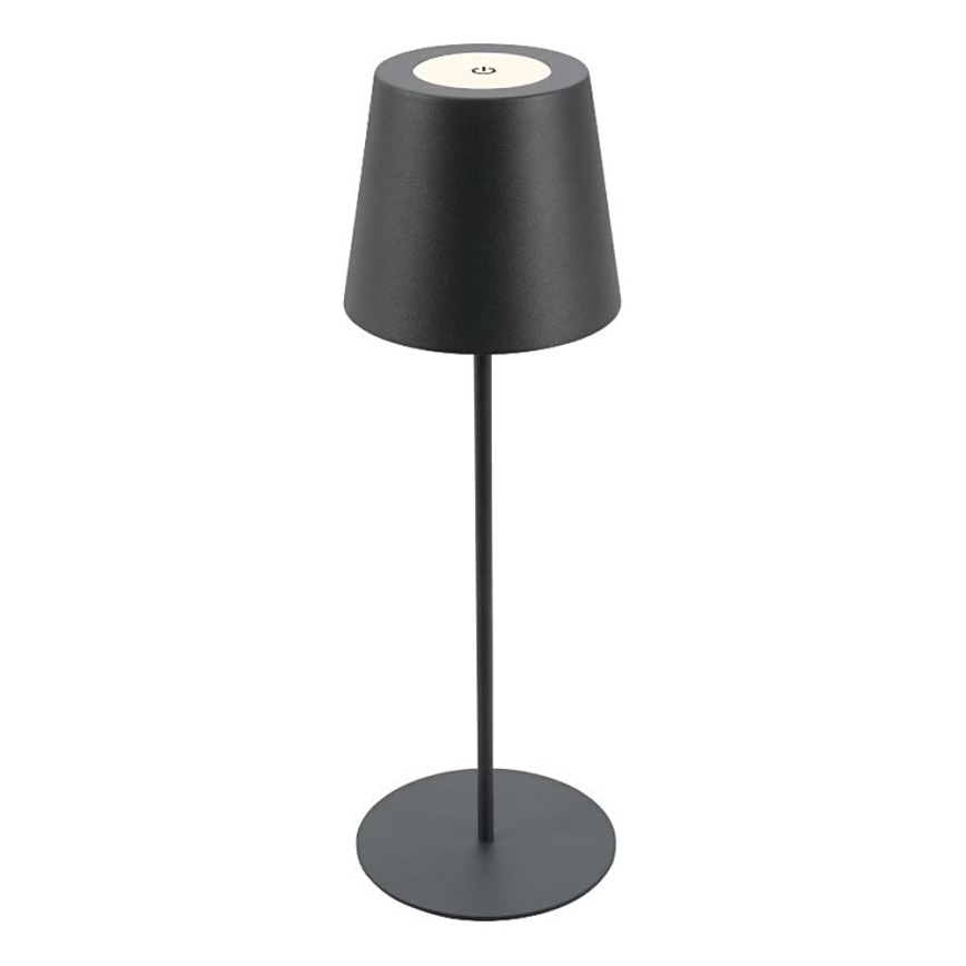 Briloner 7508015 - LED Ljusreglerad uppladdningsbar utomhus bordslampa 2i1 LED/2,5W/5V IP44 antracit