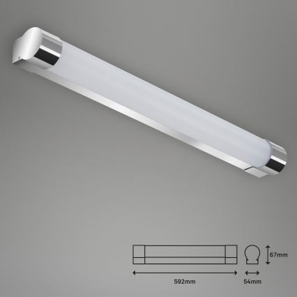 Briloner - Badrumsspegel med LED-belysning SPLASH LED/10W/230V IP44