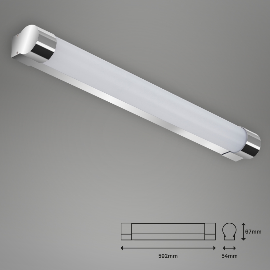 Briloner - Badrumsspegel med LED-belysning SPLASH LED/10W/230V IP44